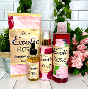 Exotic Rose Bath & Spa Luxury Set