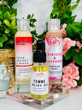 Load image into Gallery viewer, Paris House Of Beauty yoni wash and yoni oil wellness bundle with natural ingredients, ideal for intimate hygiene and care.