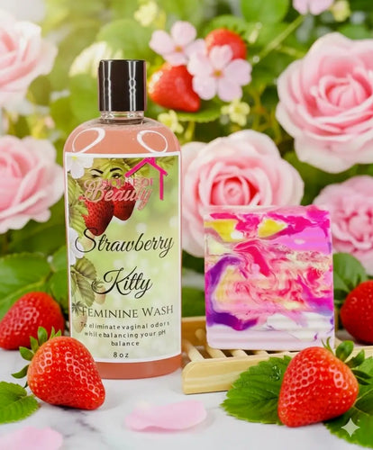 Strawberry Kitty Yoni Set
