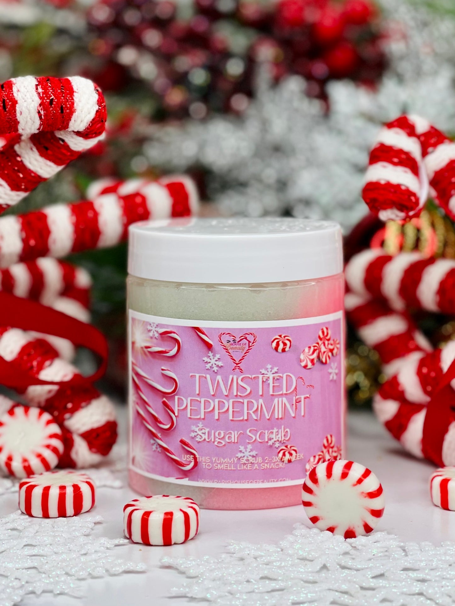 Twisted Peppermint Body Scrub