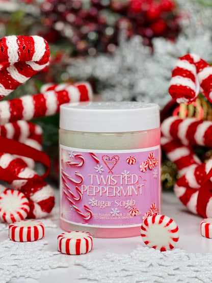 Twisted Peppermint Body Scrub