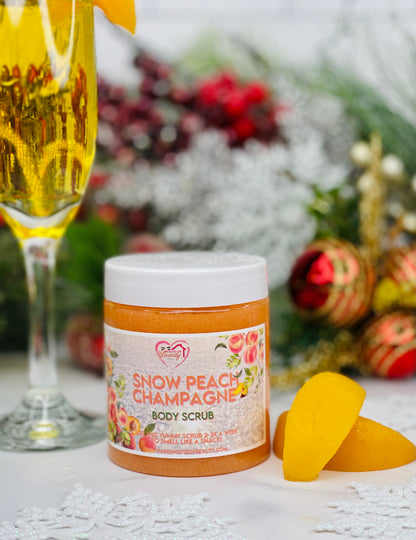 Snow Peach Champagne Body Scrub