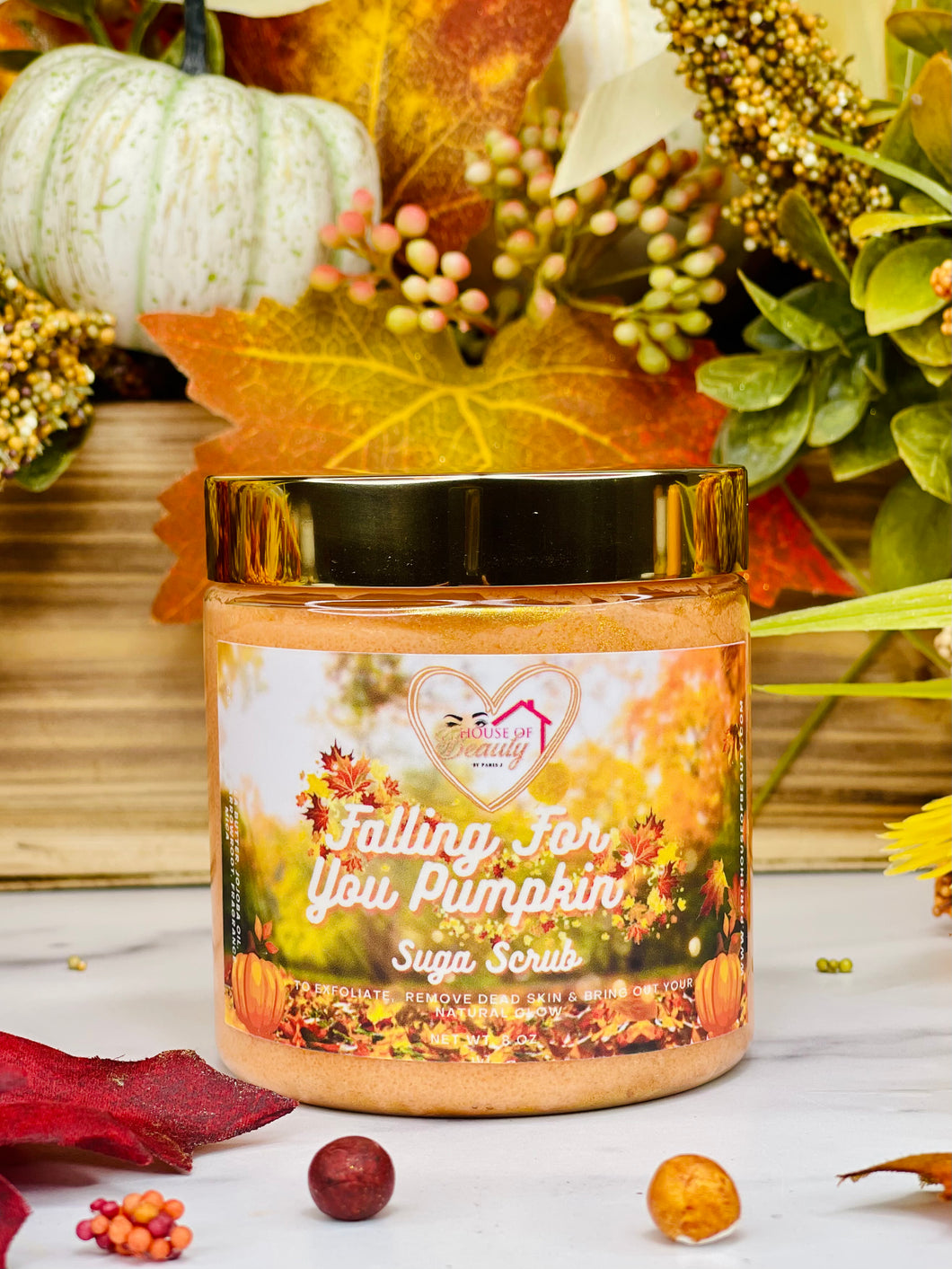 Falling For You Pumpkin Body Scrub - Paris House Of Beauty