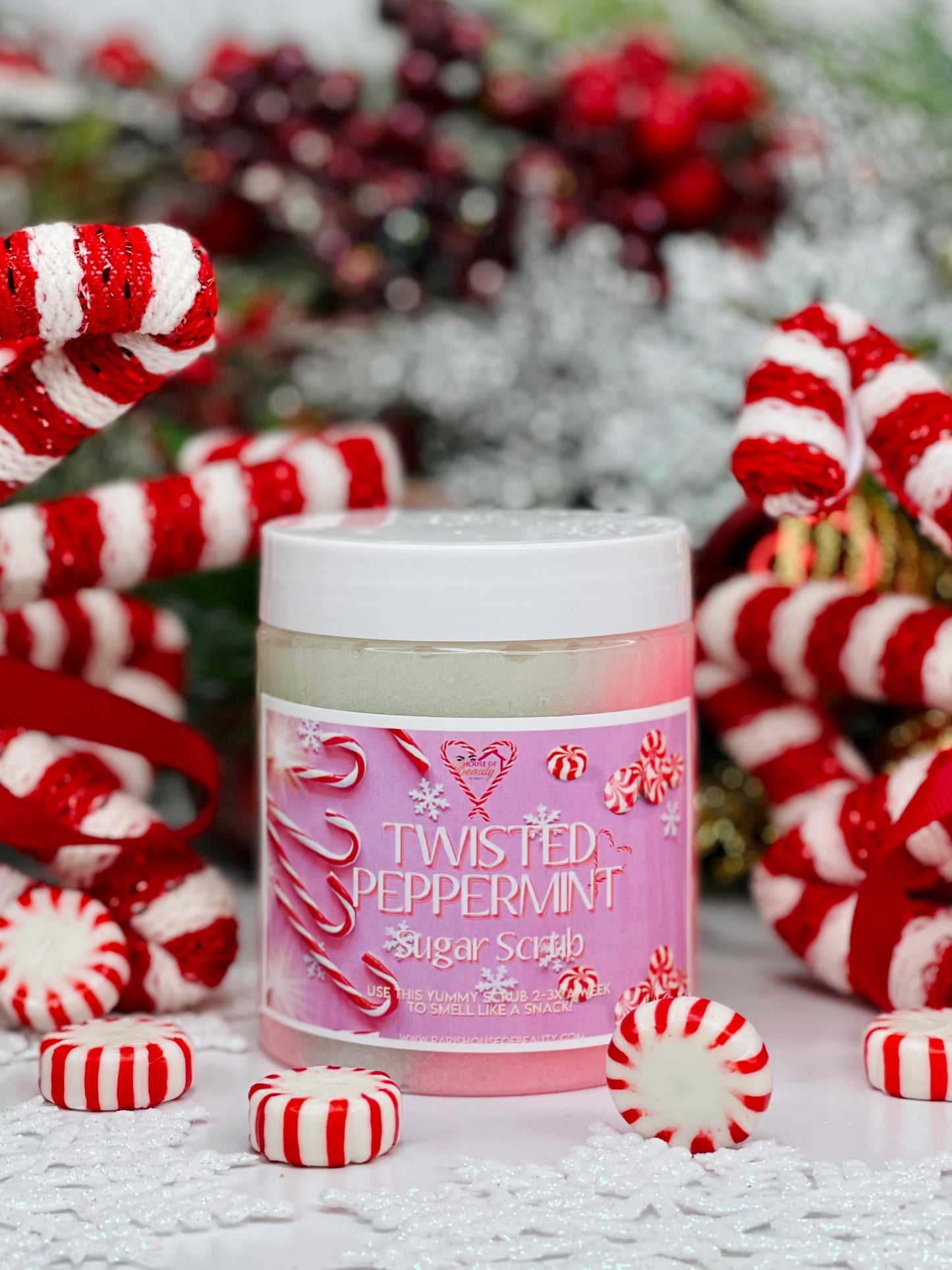 Twisted Peppermint Body Scrub