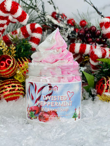 Twisted Peppermint Whipped Soap