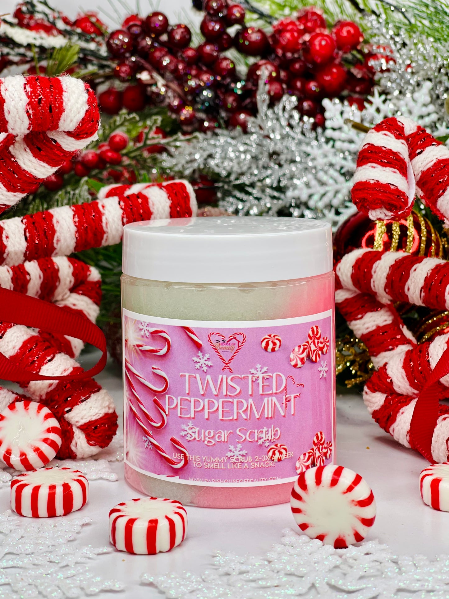 Twisted Peppermint Body Scrub