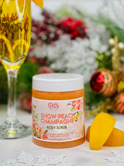 Snow Peach Champagne Body Scrub