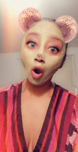 Load image into Gallery viewer, House of Beauty by Paris J turmeric avocado clay mask for skin care, with a creamy green mask in a jar.