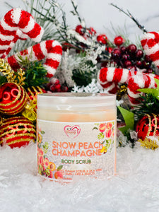 Snow Peach Champagne Body Scrub