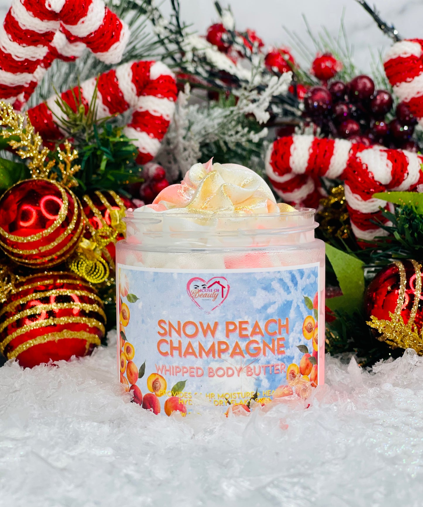 Snow Peach Champagne Whipped Butter