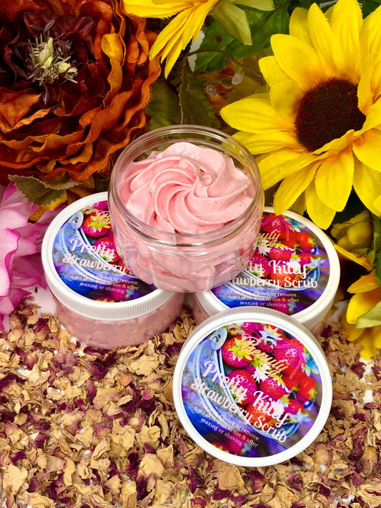 Pretty Kitty Strawberry Scrub - Paris House Of Beauty